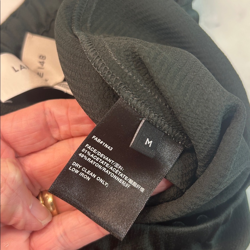 Lafayette 148 deep green long skirt - Picture 5 of 6